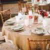 Online Tablecloth Market Burlap Overlay 72" × 72" 100% Natural Jute Tablecloths Table Covers Wedding Big"