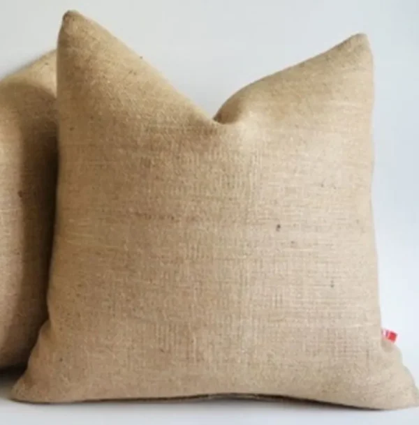 Online Tablecloth Market Burlap Pillow Cover 14 X 14 Inches Inch Rustic Decor"