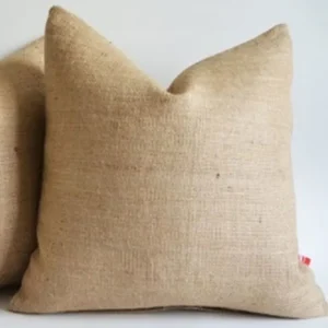 Fashion Tablecloth Market Burlap Pillow Cover 28 X 28 Inches Inch Rustic Decor