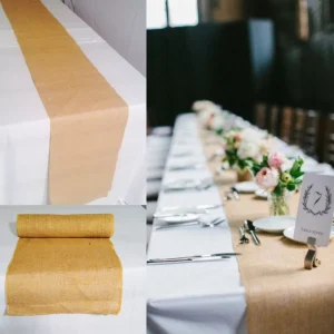 Online Tablecloth Market Burlap Table Runner 14