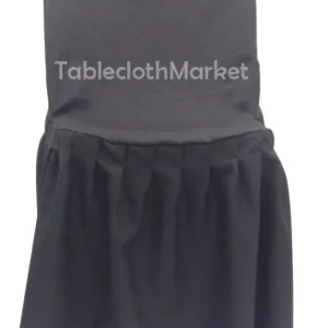 Hot Tablecloth Market Chair Covers Pleated Polyester Wedding Party Decorations Folding Chair 24 Colors