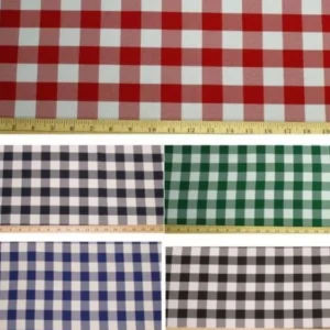 Discount Tablecloth Market Checkered Fabric 60" Wide Gingham Buffalo Check Tablecloth Fabric By Yard Decor"