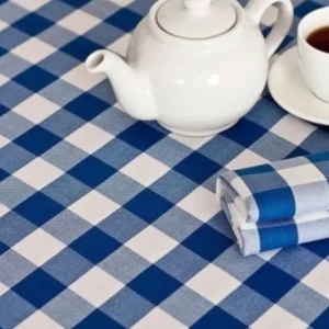 Discount Tablecloth Market Checkered Fabric 60