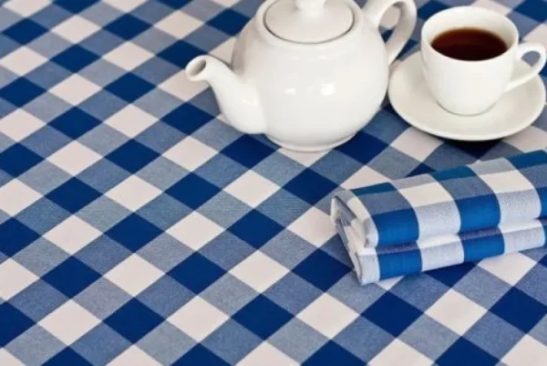 Discount Tablecloth Market Checkered Fabric 60" Wide Gingham Buffalo Check Tablecloth Fabric By Yard Decor"