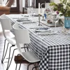 Clearance Tablecloth Market Checkered Tablecloths 60"× 126" Rectangular Gingham 100% polyester 4 COLORS