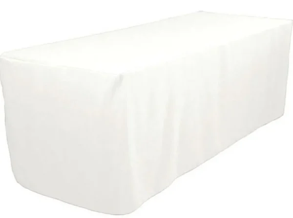 Hot Tablecloth Market 4' Ft. Fitted Polyester 30 Inch Width Table Cover Wedding Tablecloth 21 Colors"