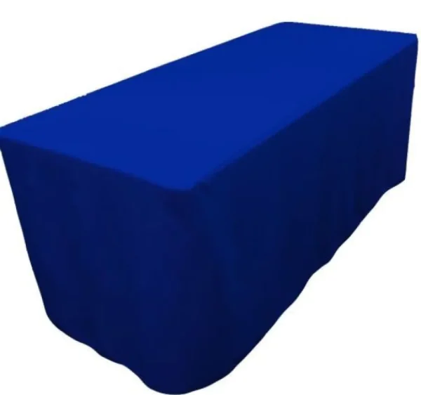 Hot Tablecloth Market 4' Ft. Fitted Polyester 30 Inch Width Table Cover Wedding Tablecloth 21 Colors"