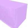 Clearance Tablecloth Market 8' ft. Fitted Polyester Table Cover Wedding Banquet Event Tablecloth Lavender"