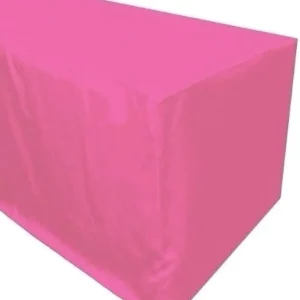 Sale Tablecloth Market 8' Ft. Fitted Polyester Tablecloth Trade Show Booth Partytable Cover Pink"