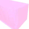 Fashion Tablecloth Market 6' Ft. Fitted Polyester Tablecloth Trade Show Booth Party Table Cover Light Pink"