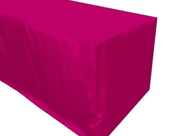 New Tablecloth Market 5' Ft Fitted Polyester Tablecloth Open Back Tablecover Trade Show Booth 18 Color"