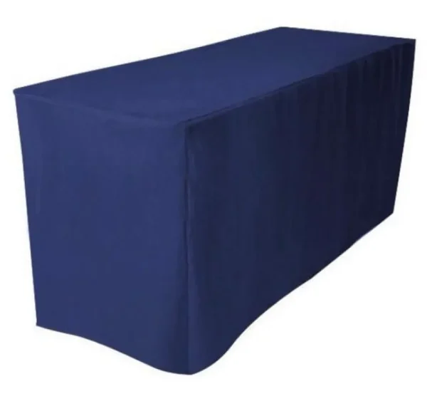 Sale Tablecloth Market 6' Ft Fitted Polyester Tablecloth Open Back Tablecover Trade Show Booth 18 Color"