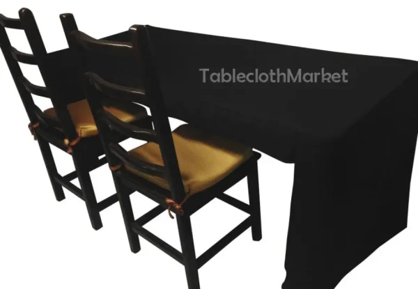 Hot Tablecloth Market 8' Ft Fitted Polyester Tablecloth Open Back Tablecover Trade Show Booth 24 Color"