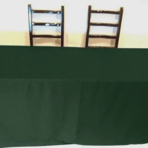 Hot Tablecloth Market 8' Ft Fitted Polyester Tablecloth Slit Back Tablecover Trade Show Booth 18 Color