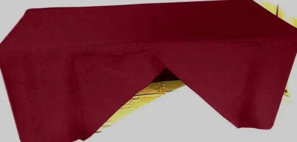 Hot Tablecloth Market 8' Ft Fitted Polyester Tablecloth Slit Back Tablecover Trade Show Booth 18 Color"