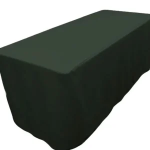 Discount Tablecloth Market 4' Ft. Fitted Polyester Table Cover Wedding Banquet Event Tablecloth 21 Colors