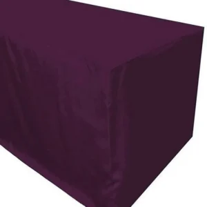 Sale Tablecloth Market 6' Ft Fitted Polyester Tablecloth Open Back Tablecover Trade Show Booth 18 Color