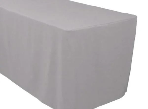 Discount Tablecloth Market 6' Ft. Fitted Polyester Table Cover Wedding Banquet Event Tablecloth 21 Colors"