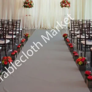 Fashion Tablecloth Market 25 Ft Satin Aisle Runner 60