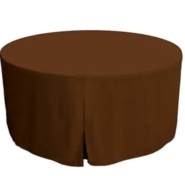 Fashion Tablecloth Market 60 Inch round Polyester Table Cover Tablecloth Trade show Booth 18 COLOR"