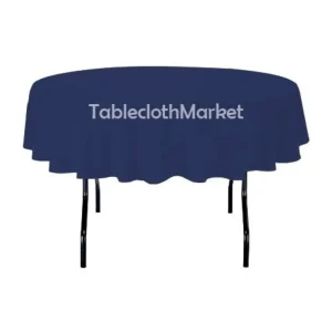 Clearance Tablecloth Market 70" Inch Round Polyester Tablecloth 24 Color Table Cover Wedding Catering Dinner"