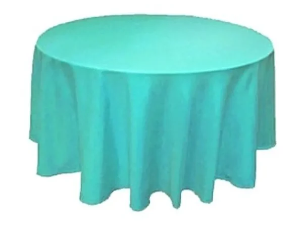 Online Tablecloth Market 132" Inch Round Polyester Tablecloth 24 Color Table Cover Wedding Banquet"