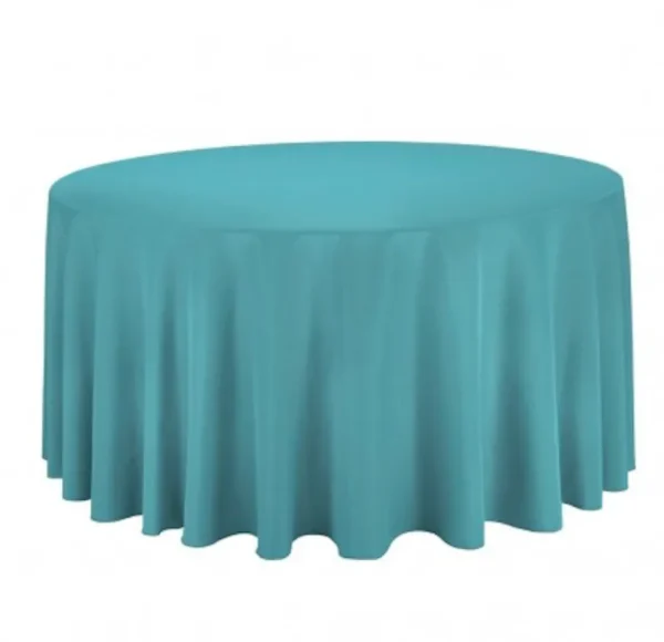 Online Tablecloth Market 132" Inch Round Polyester Tablecloth 24 Color Table Cover Wedding Banquet"