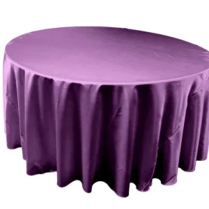 New Tablecloth Market 120 Inch Round Polyester Tablecloth 24 Color Table Cover Wedding Catering Party