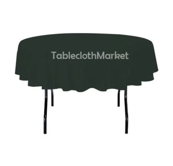 Online Tablecloth Market 58" Inch Round Polyester Tablecloth 24 Color Table Cover Wedding Catering Dinner"