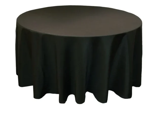 New Tablecloth Market 120 Inch Round Polyester Tablecloth 24 Color Table Cover Wedding Catering Party"