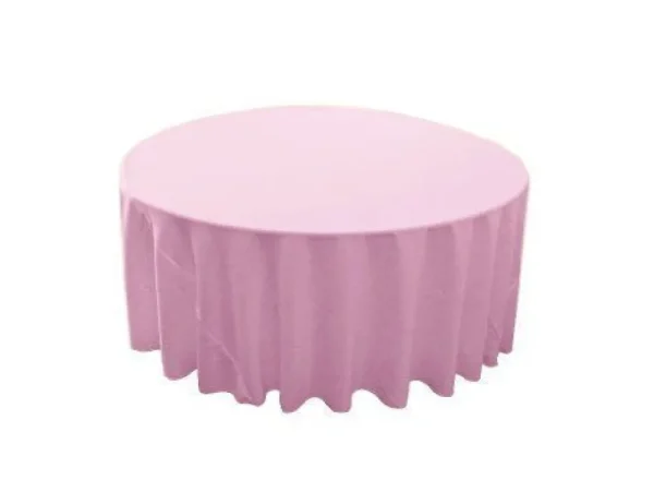 New Tablecloth Market 120 Inch Round Polyester Tablecloth 24 Color Table Cover Wedding Catering Party"