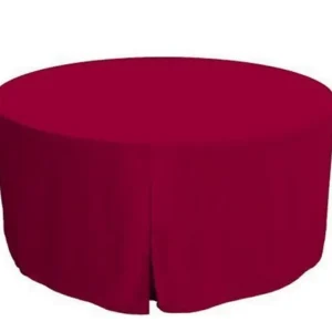 Fashion Tablecloth Market 60 Inch round Polyester Table Cover Tablecloth Trade show Booth 18 COLOR