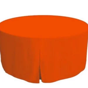 Fashion Tablecloth Market 60 Inch round Polyester Table Cover Tablecloth Trade show Booth 18 COLOR