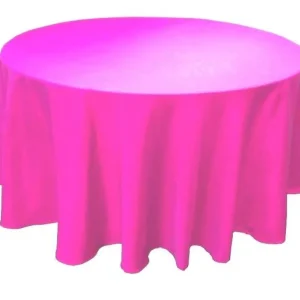 New Tablecloth Market 120 Inch Round Polyester Tablecloth 24 Color Table Cover Wedding Catering Party