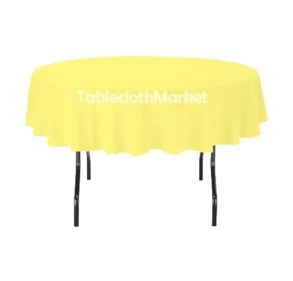 Online Tablecloth Market 58" Inch Round Polyester Tablecloth 24 Color Table Cover Wedding Catering Dinner"