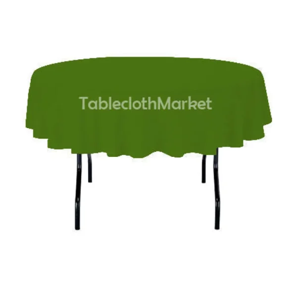 Sale Tablecloth Market 90" Inch Round Polyester Tablecloth 24 Colors Table Cover Wedding Banquet Seamed