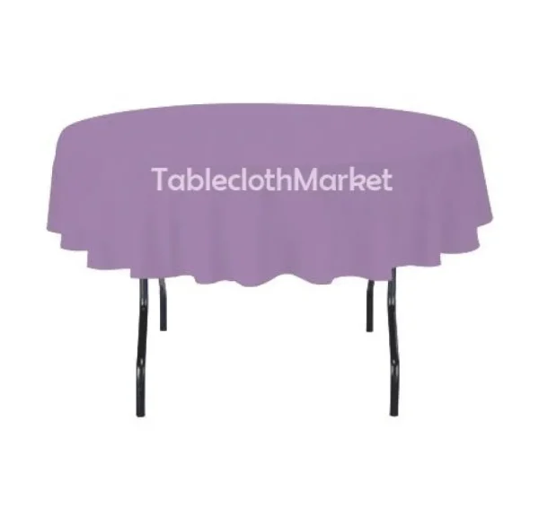 Clearance Tablecloth Market 70" Inch Round Polyester Tablecloth 24 Color Table Cover Wedding Catering Dinner"