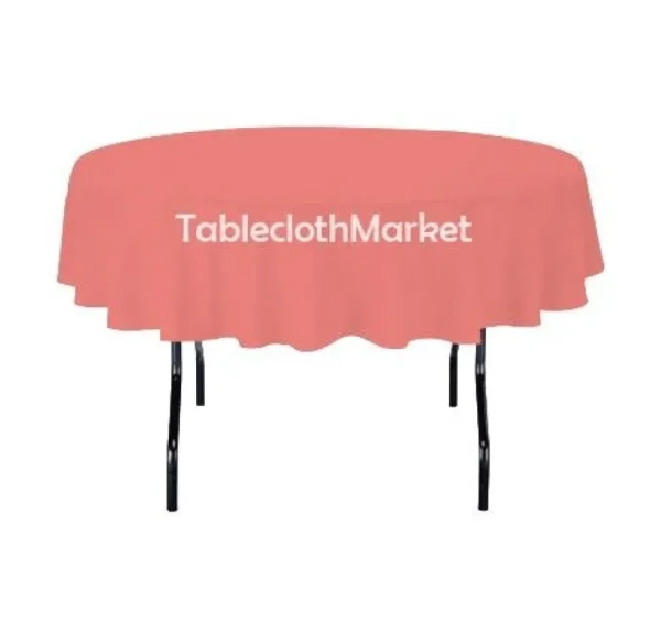 Online Tablecloth Market 58" Inch Round Polyester Tablecloth 24 Color Table Cover Wedding Catering Dinner"