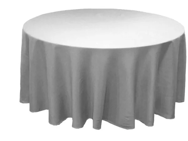 Online Tablecloth Market 132" Inch Round Polyester Tablecloth 24 Color Table Cover Wedding Banquet"