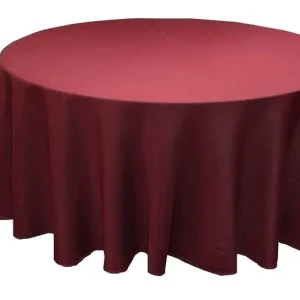 New Tablecloth Market 120 Inch Round Polyester Tablecloth 24 Color Table Cover Wedding Catering Party