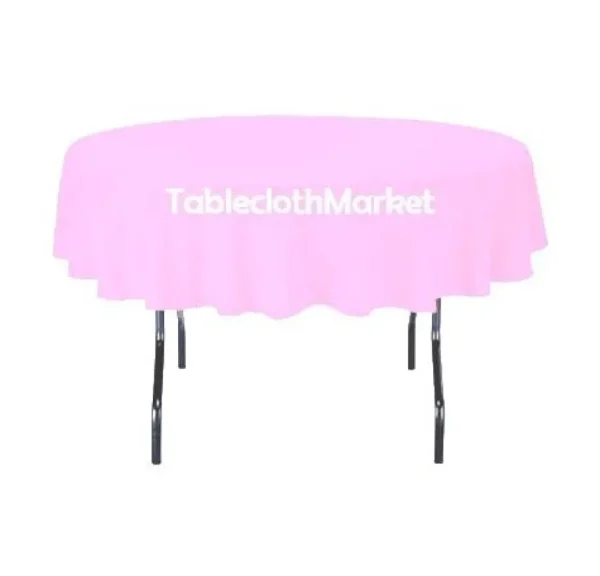 Online Tablecloth Market 58" Inch Round Polyester Tablecloth 24 Color Table Cover Wedding Catering Dinner"