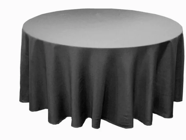 Online Tablecloth Market 132" Inch Round Polyester Tablecloth 24 Color Table Cover Wedding Banquet"