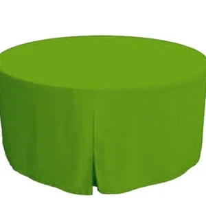 Fashion Tablecloth Market 60 Inch round Polyester Table Cover Tablecloth Trade show Booth 18 COLOR