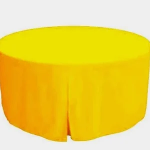 Fashion Tablecloth Market 60 Inch round Polyester Table Cover Tablecloth Trade show Booth 18 COLOR