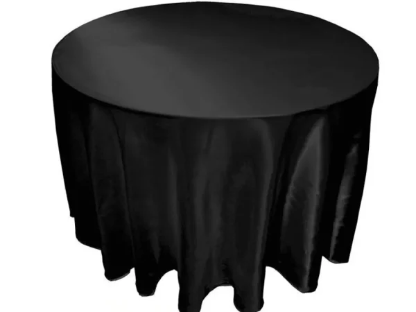 Fashion Tablecloth Market 132" Inch Round Satin Tablecloth 21 Colors Table Cover Wedding Banquet Catering"