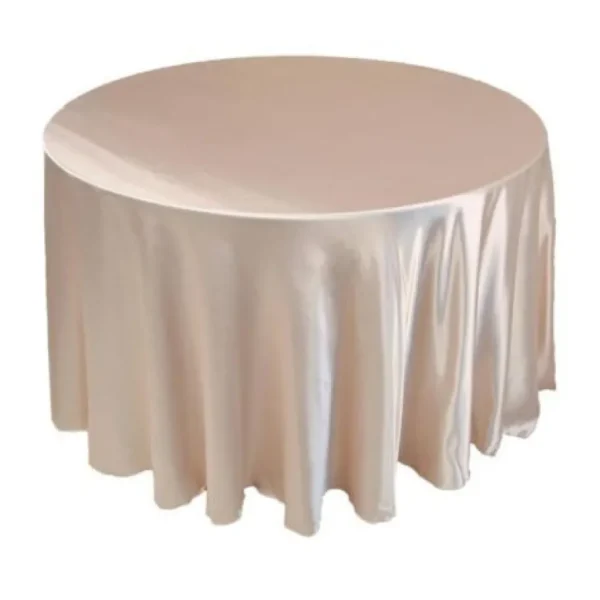 Fashion Tablecloth Market 132" Inch Round Satin Tablecloth 21 Colors Table Cover Wedding Banquet Catering"