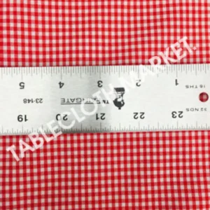 Discount Tablecloth Market MINI CHECKERED GINGHAM POLYESTER FABRIC BY YARD 60