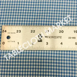 Discount Tablecloth Market MINI CHECKERED GINGHAM POLYESTER FABRIC BY YARD 60
