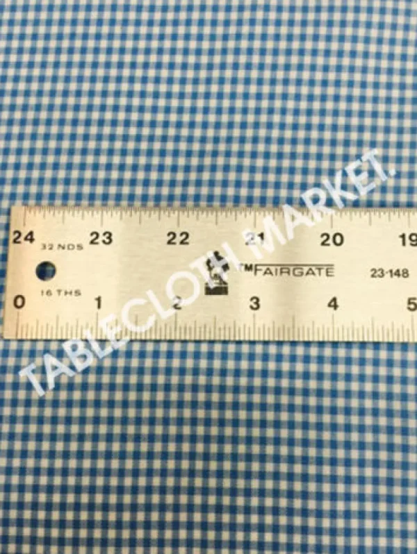 Discount Tablecloth Market MINI CHECKERED GINGHAM POLYESTER FABRIC BY YARD 60" INCH PICNIC 6 Colors