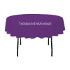 Hot Tablecloth Market 10 Pack 70" Inch Round Polyester Tablecloth 24 Color Table Cover Wedding Banquet"